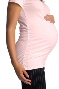 Blush Crew Maternity Top
