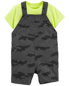 Lime Camouflage 2-Piece Set