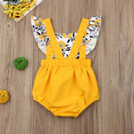 Load image into Gallery viewer, Yellow Poppy Romper
